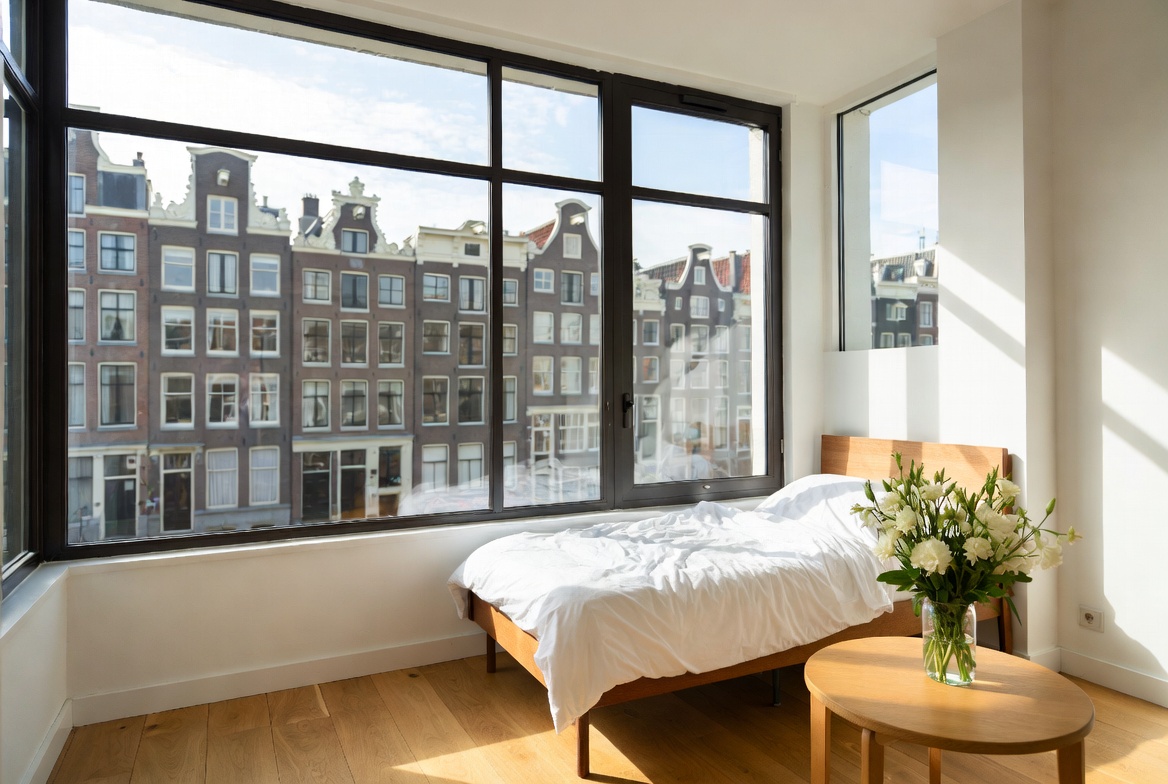 Amsterdam room with canal view
